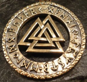 Wotansknoten-Amulett Bronze das Original