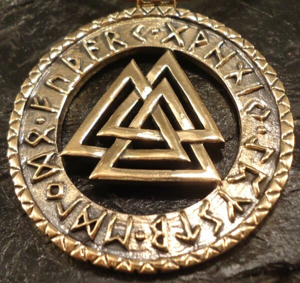 Wotansknoten-Amulett Bronze das Original