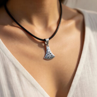 Sachsenaxt &ndash; Germanisches Kultbeil aus 925er Silber