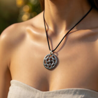 Germanisches Schlangen-Amulett &ndash; Alemannische Zierscheibe