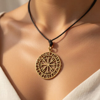 Wikinger Kompass Vegvisir - Schutzamulett und Wegweiser der Wikinger, Germanen und Sachsen